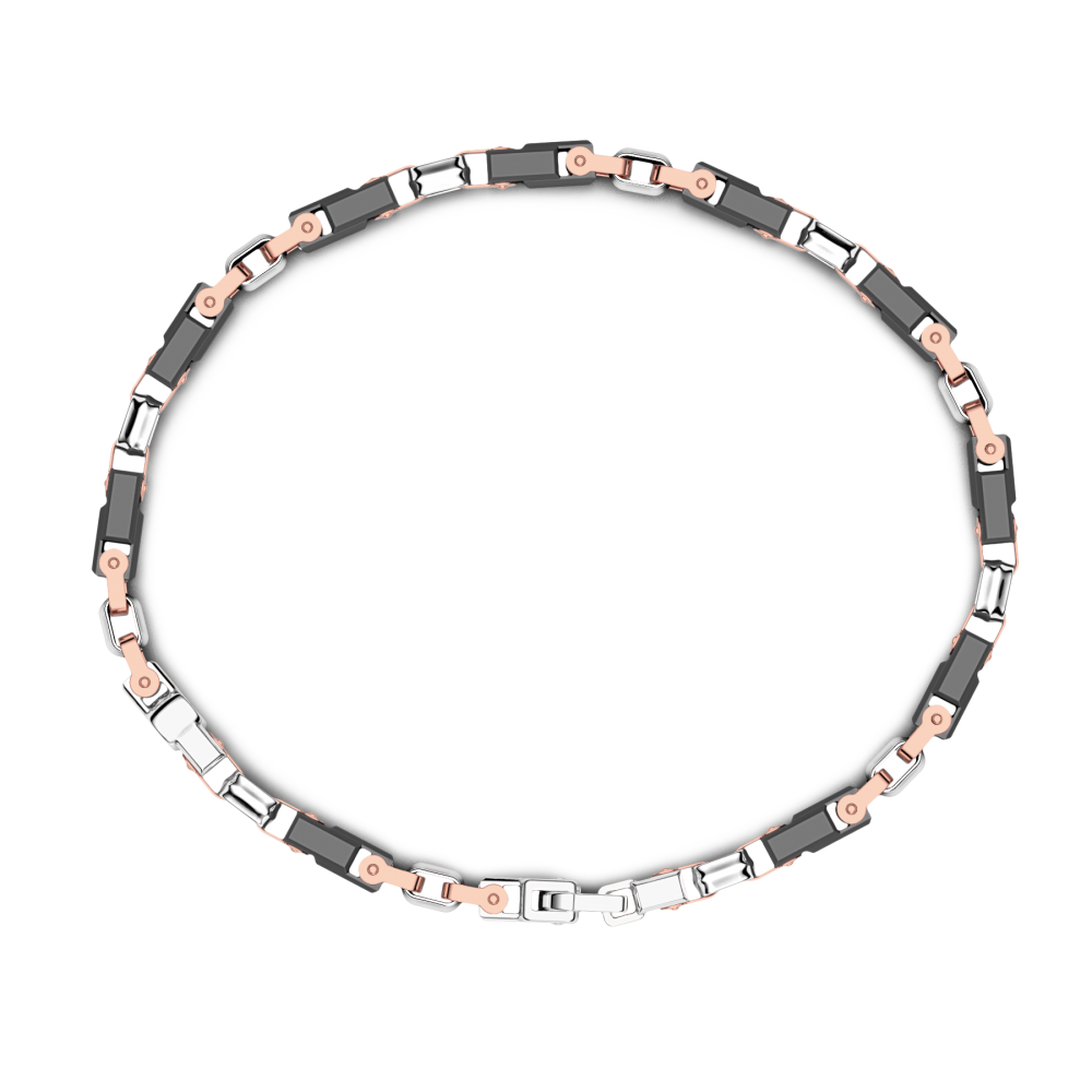 Zancan bracelet in 18kt gold and black ceramic. #2