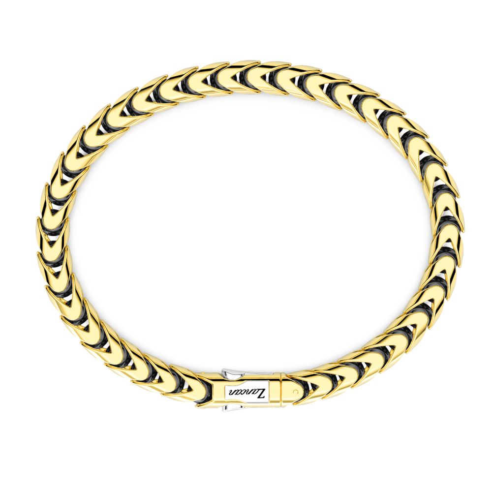 Zancan bracelet in 18k gold and black ceramic. #3
