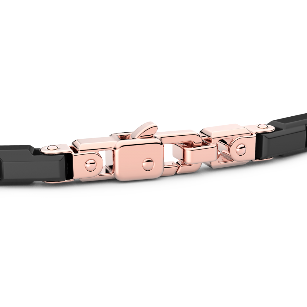 Zancan bracelet in 18kt gold and black ceramic. #3