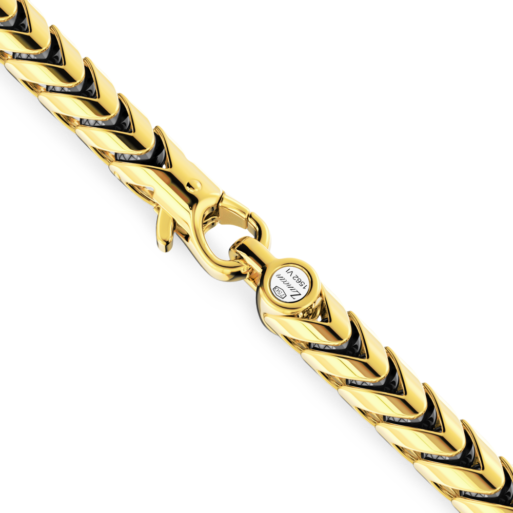 Zancan 18k gold and black ceramic necklace. #2