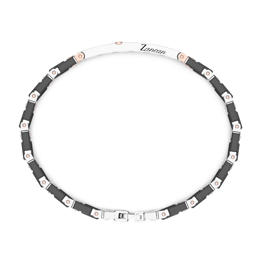 Zancan bracelet in 18kt gold and black ceramic. #2