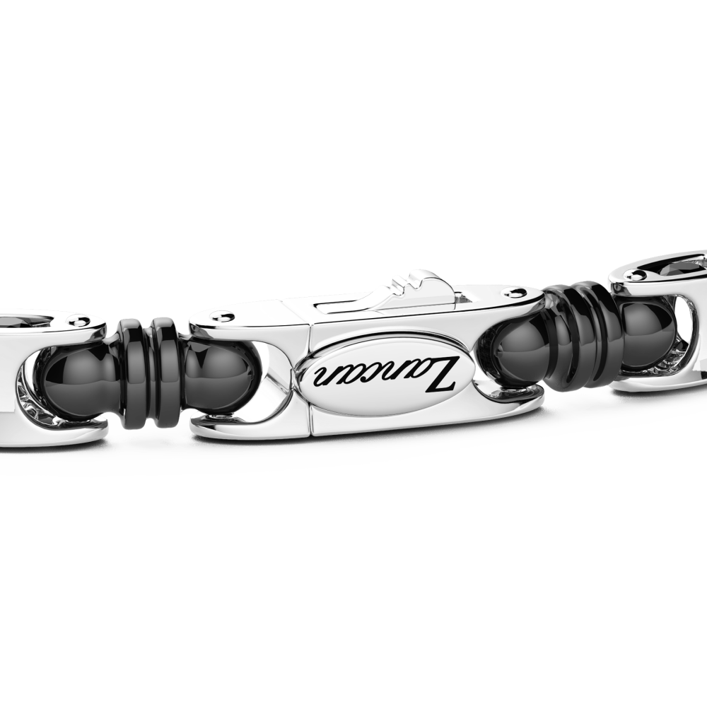 Zancan bracelet in 18kt gold, ceramic and diamonds. #3
