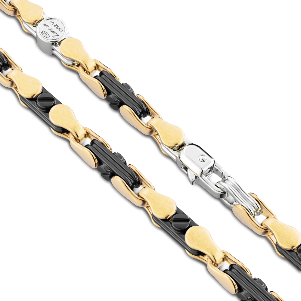 Zancan 18k gold and black ceramic necklace. #2