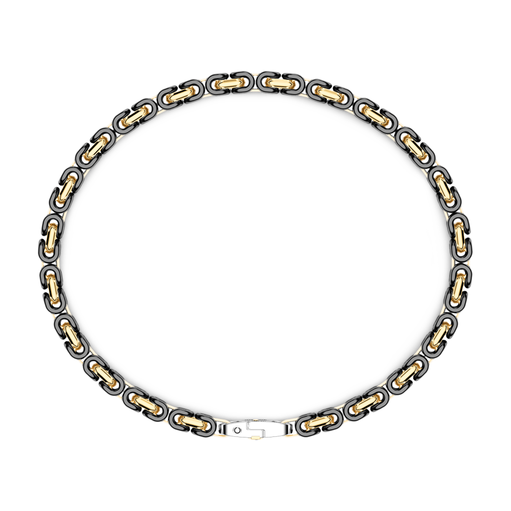 Zancan bracelet in 18k gold and black ceramic. #2