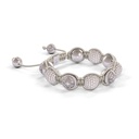 Shamballa Jewels Black Gold Black Diamond 10mm Braided Shamballa Bracelet (Left View) - D143491