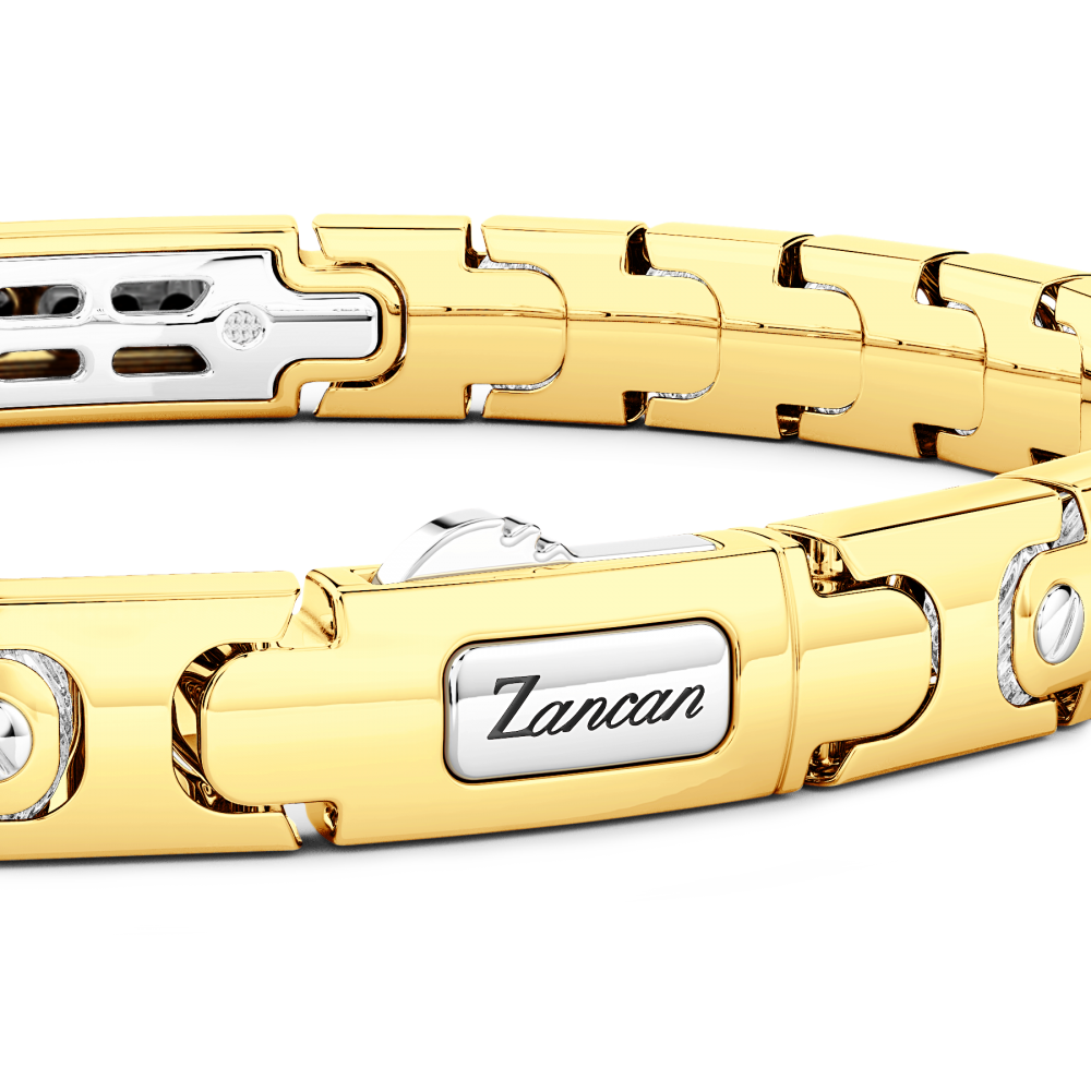 Zancan bracelet in 18kt gold with diamonds. #3