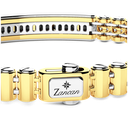 Zancan bracelet in 18kt gold and black diamonds. #3