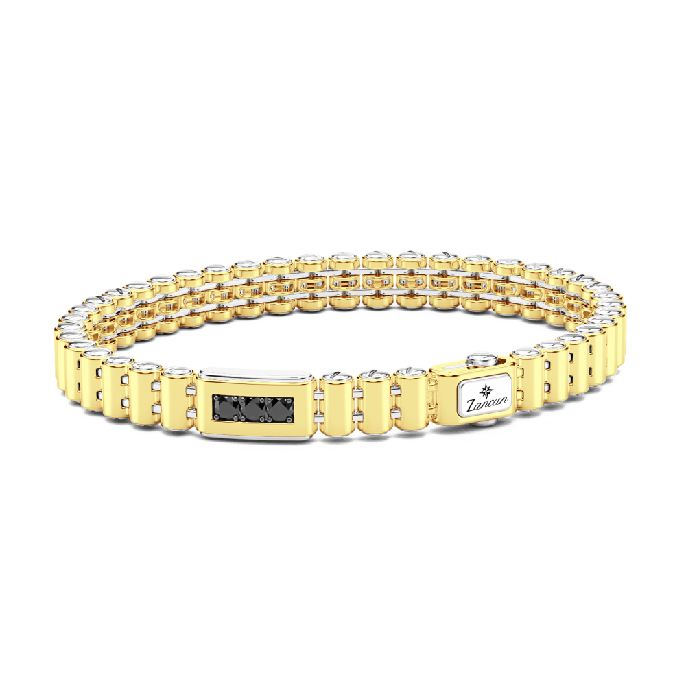 Zancan bracelet in 18kt gold with diamonds. #3