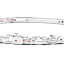 Zancan bracelet in 18kt gold with black diamonds. #3