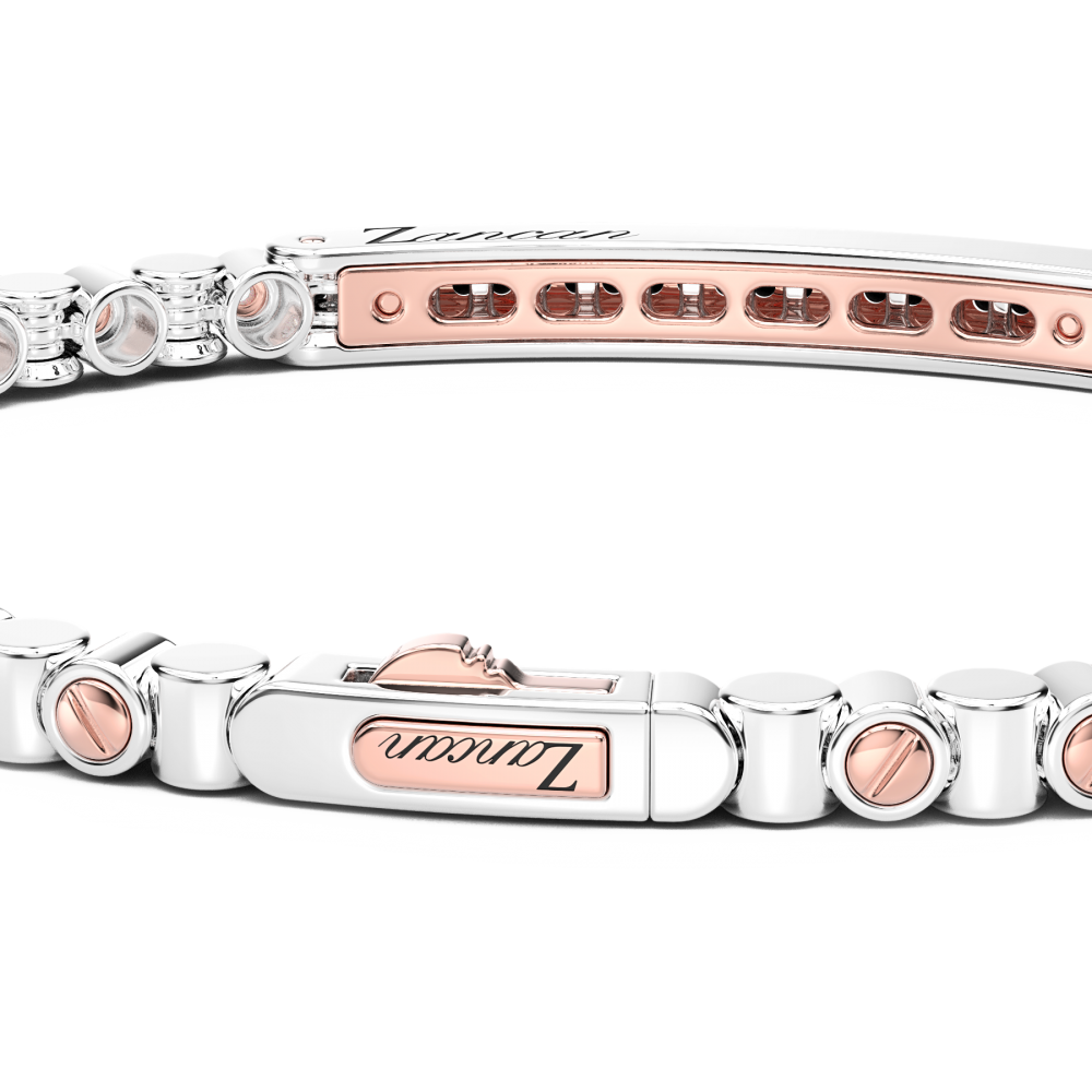 Zancan bracelet in 18kt gold and black diamonds. #3