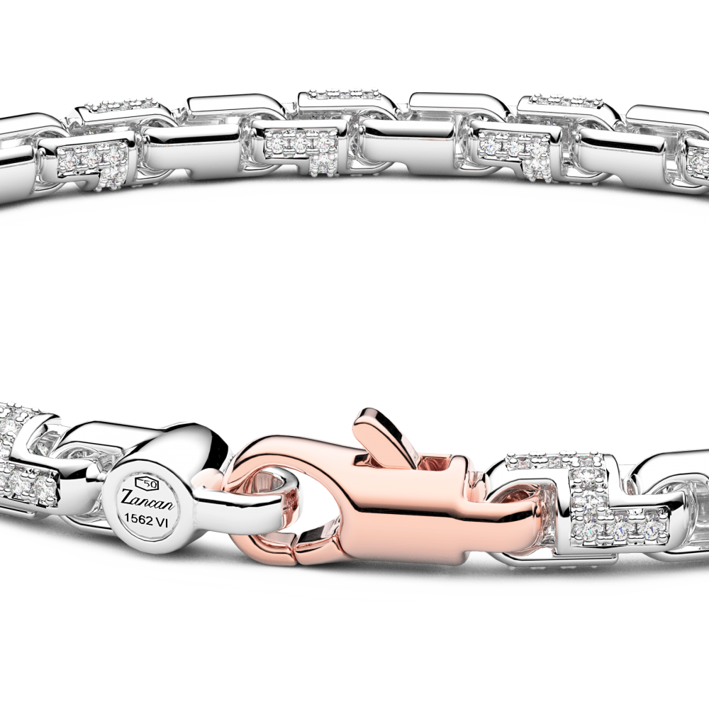 Zancan bracelet in 18k gold and diamonds. #3