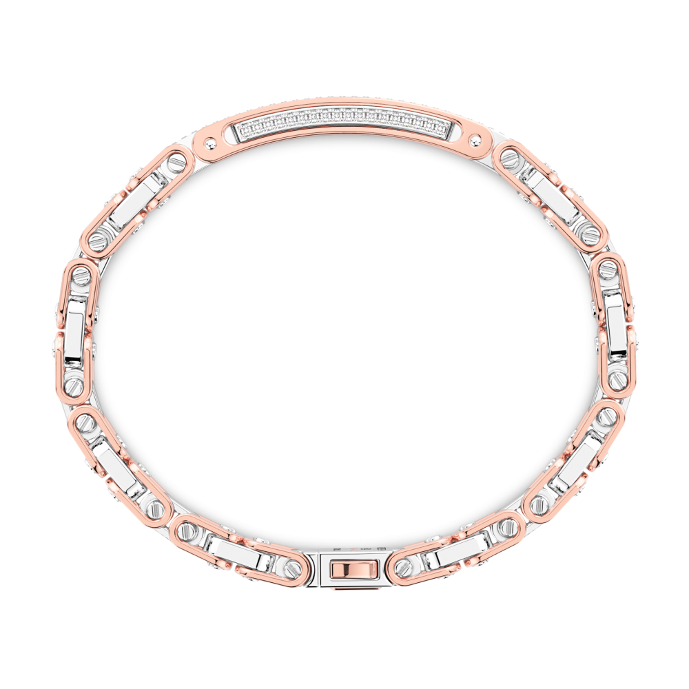 Bracciale Zancan in oro 18kt e diamanti con targa centrale. #2