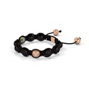 Shamballa Jewels Rose Gold & Tahiti Peral 8mm Braided Shamballa Bracelet (Right View) - D100430