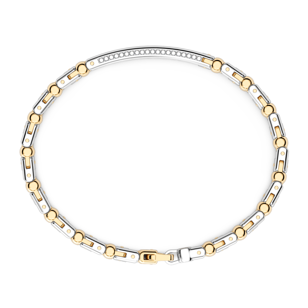 Zancan bracelet in 18kt gold with diamonds. #2