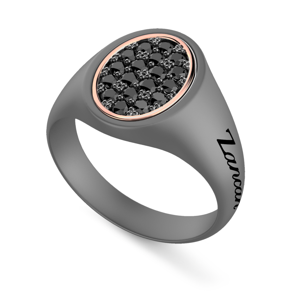 Zancan Ring in Titanium, 18kt Gold, and Natural Diamonds. #2