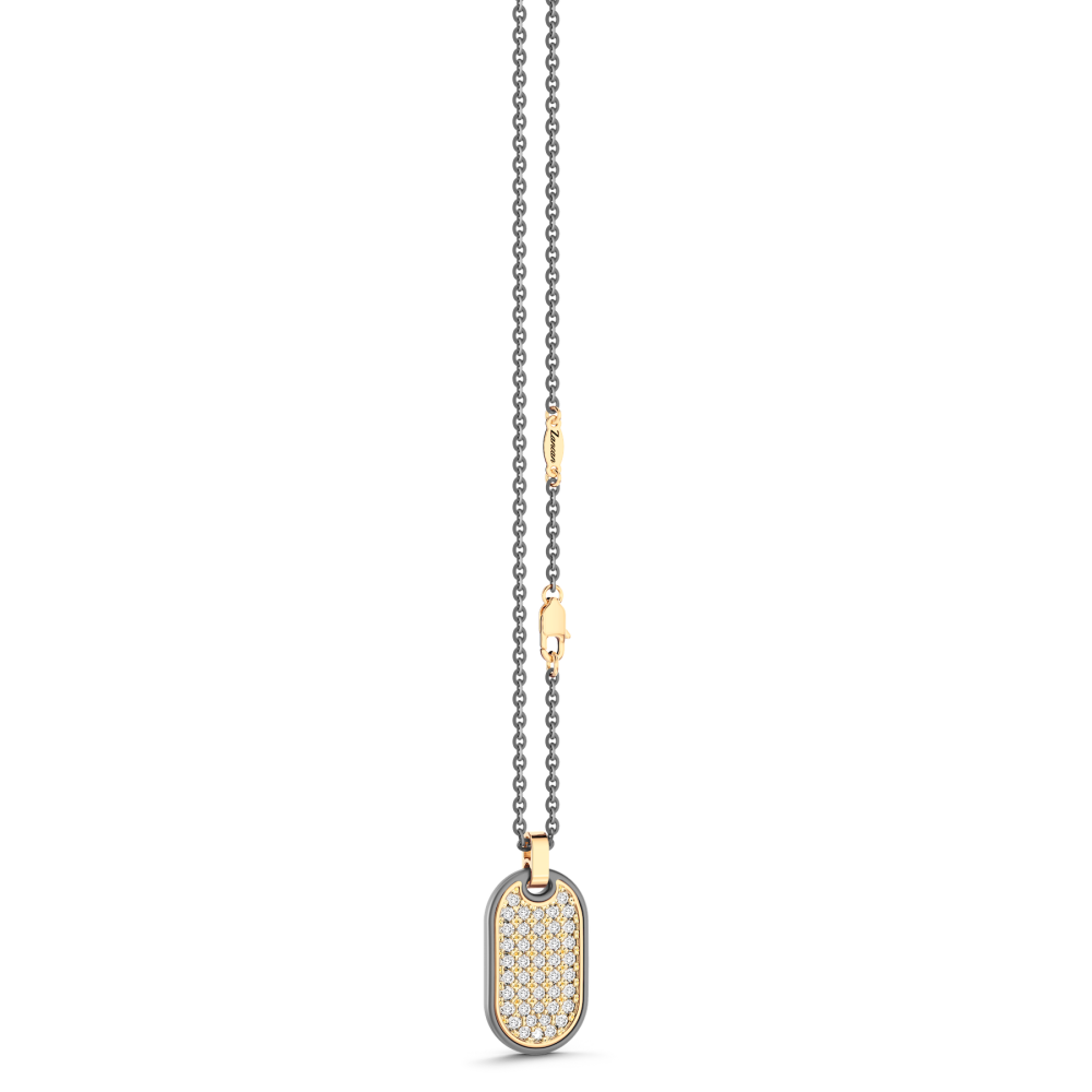 Zancan Titanium, 18kt Gold & Diamond Necklace #4