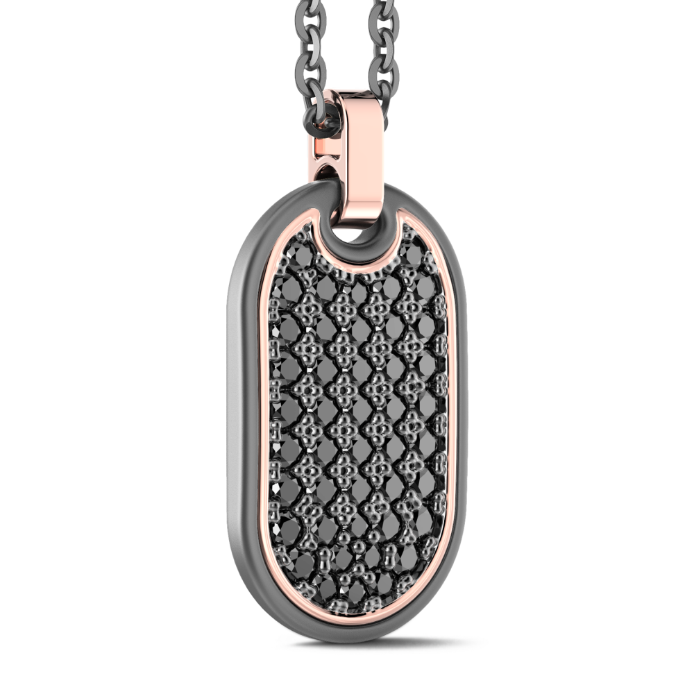 Zancan Titanium, 18kt Gold & Diamond Necklace #2