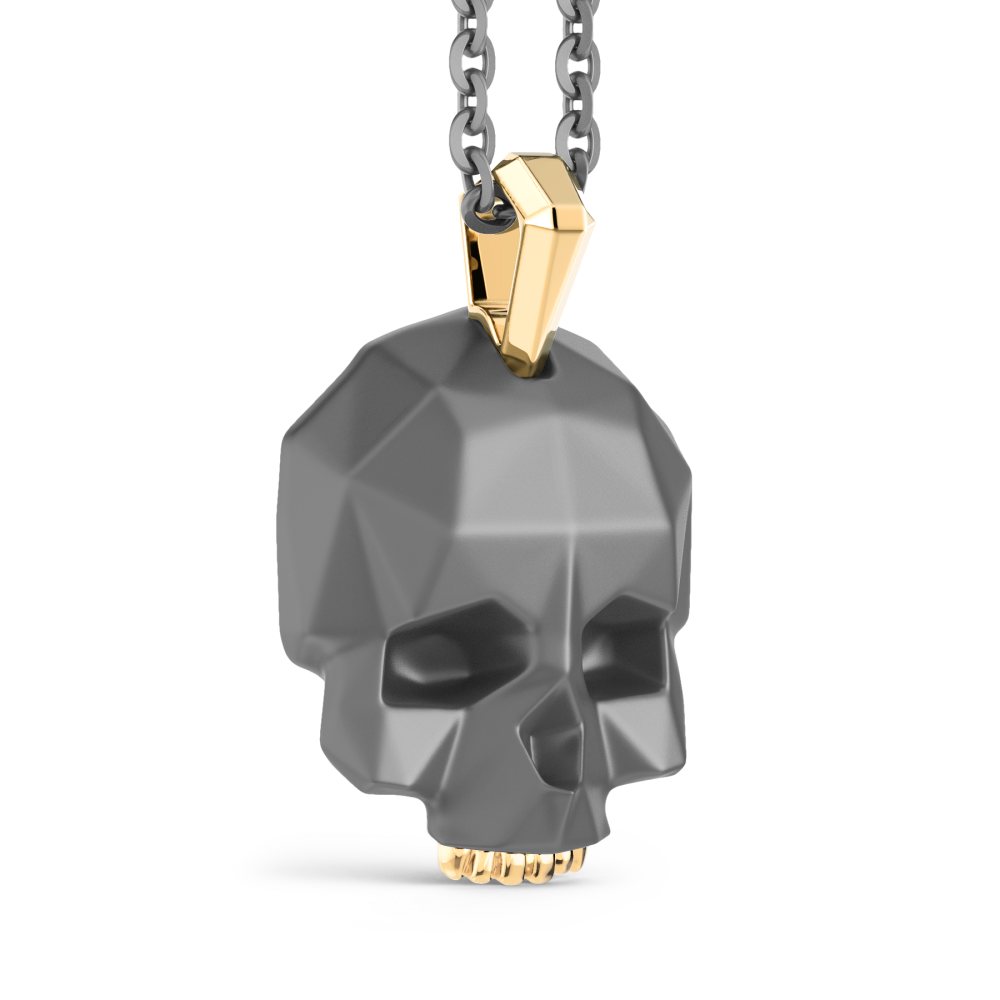 Zancan Titanium & 18kt Gold Necklace #2