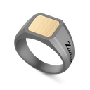 Zancan Ring in Titanium and 18kt Gold #2