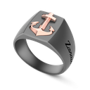 Zancan Ring in Titanium and 18kt Gold #2