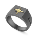 Zancan Ring in Titanium and 18kt Gold #2