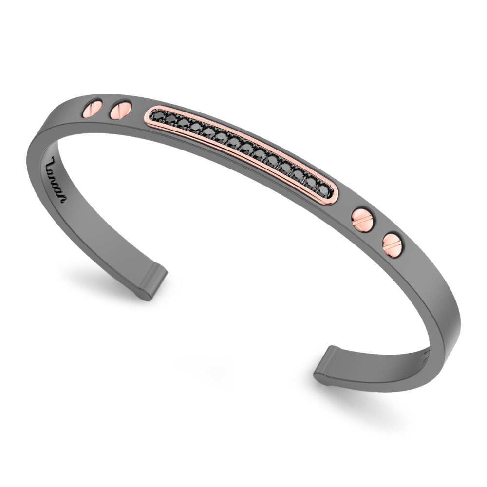 Zancan Titanium, 18kt Gold & Diamond Bracelet #2