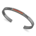 Zancan Titanium, 18kt Gold & Precious Stone Bracelet #2