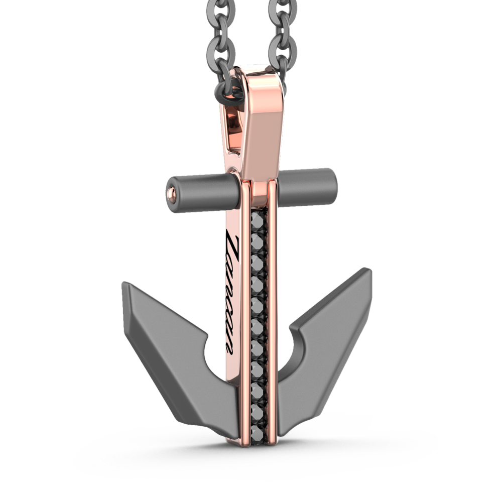 Zancan Titanium, 18kt Gold & Diamond Necklace #2