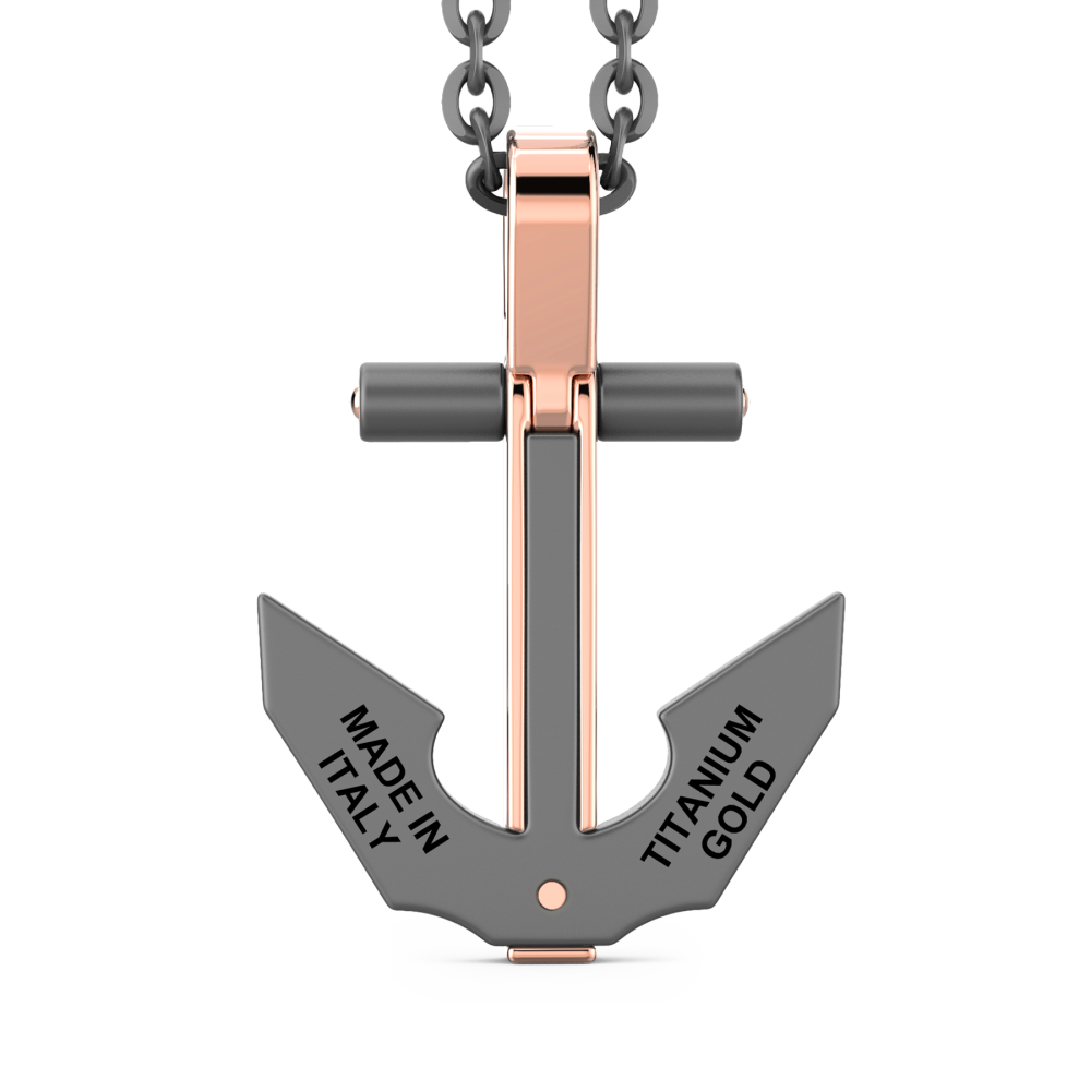 Zancan Titanium, 18kt Gold & Diamond Necklace #3