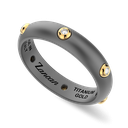 Zancan ring in titanium, 18kt gold and diamonds #2