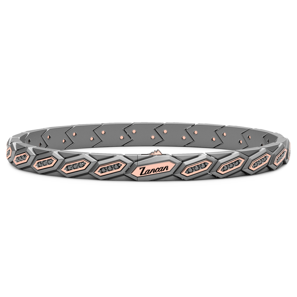 Zancan Titanium, 18kt Gold & Diamond Bracelet #3