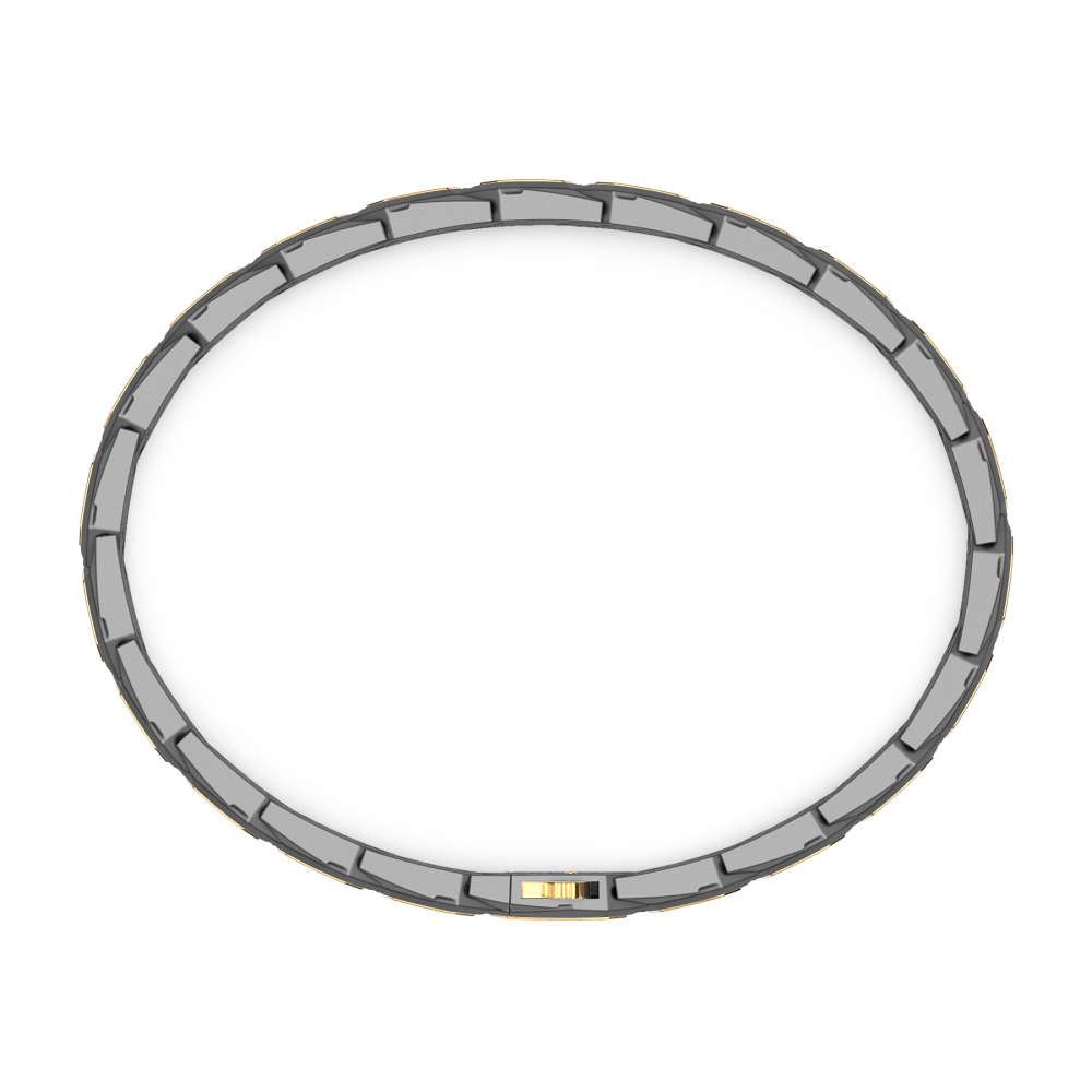 Zancan Titanium & 18kt Gold Bracelet #2