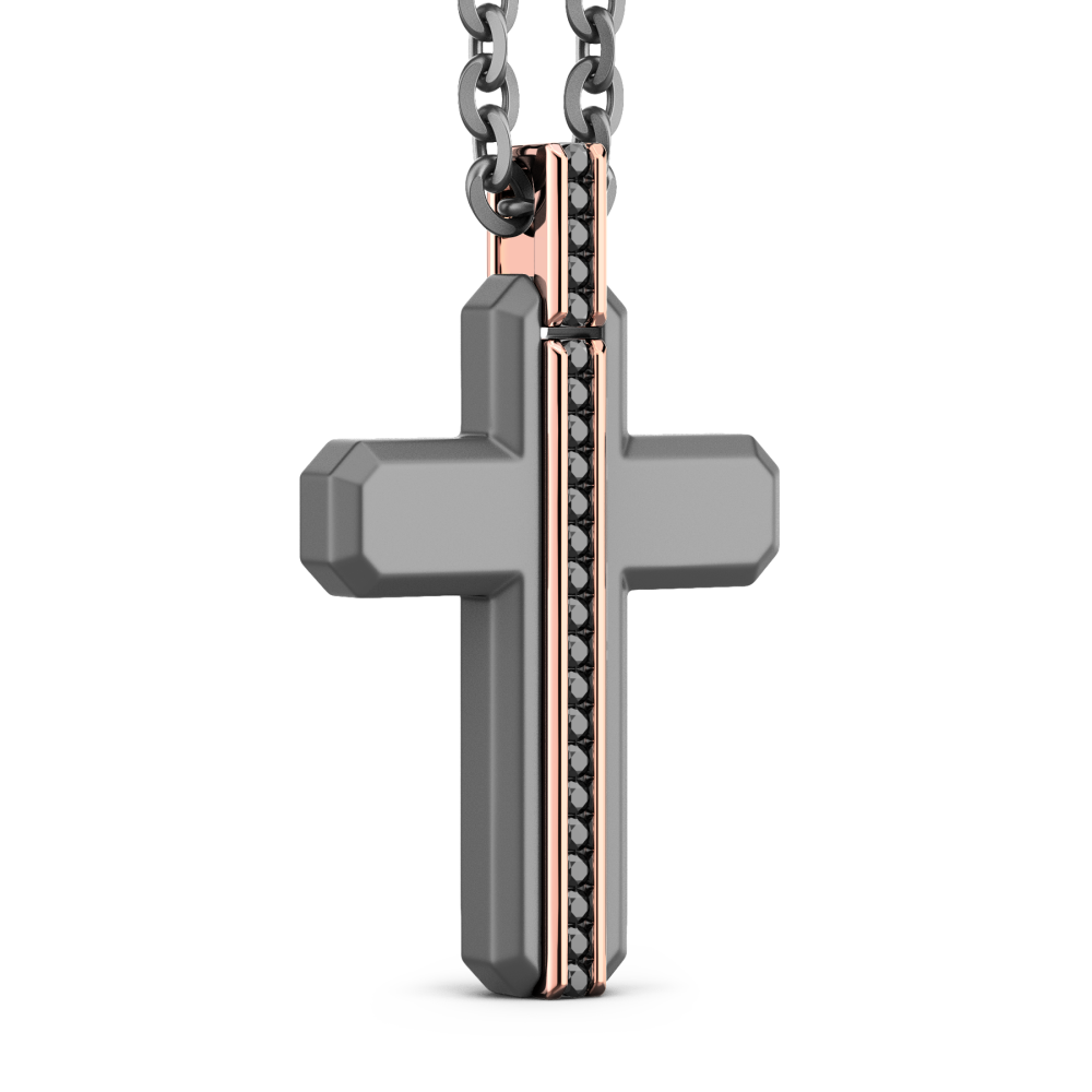 Zancan Titanium, 18kt Gold & Diamond Necklace #2