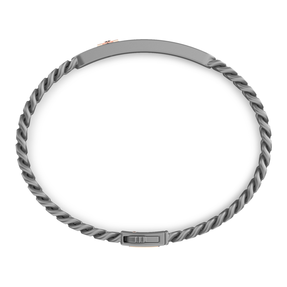 Zancan Titanium & 18kt Gold Bracelet #2