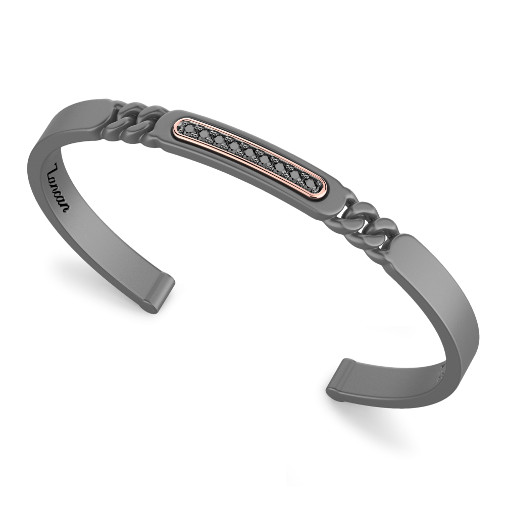 Zancan Titanium, 18kt Gold & Diamond Bracelet #2