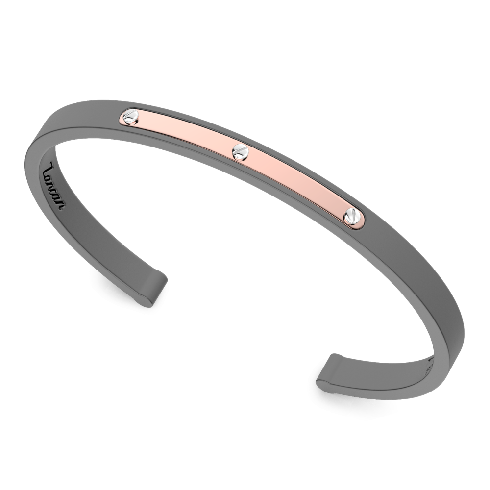 Zancan Titanium and 18kt Gold Bracelet. #2