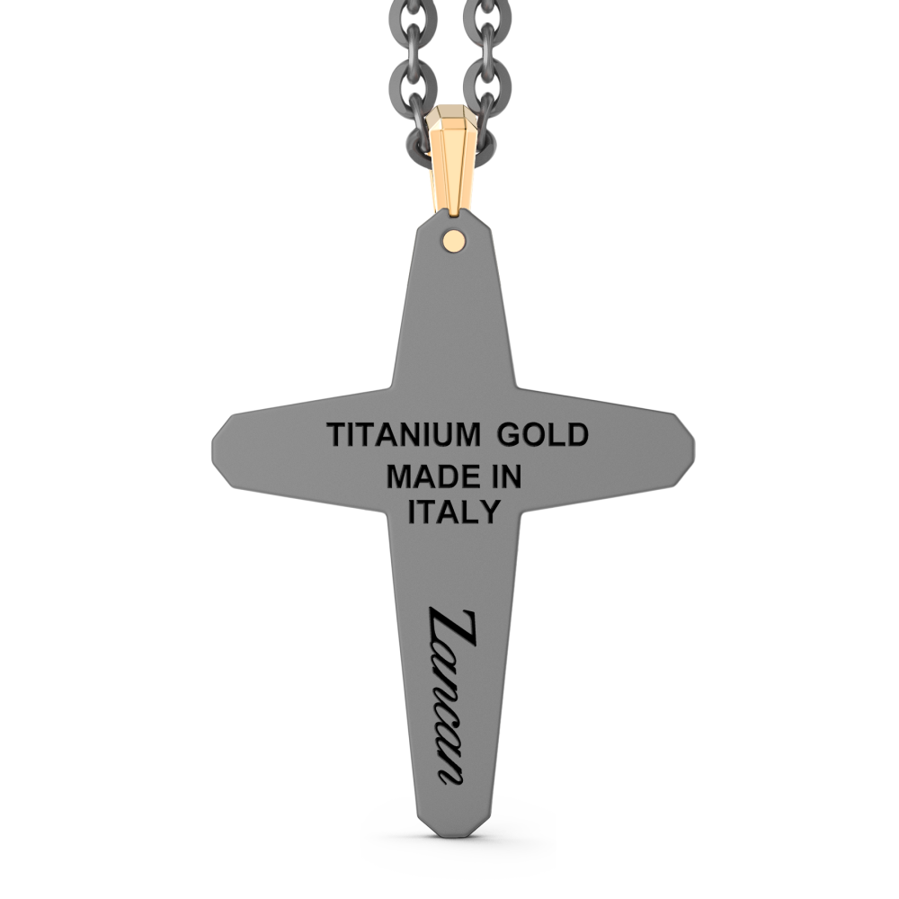 Zancan Titanium & 18kt Gold Necklace #3