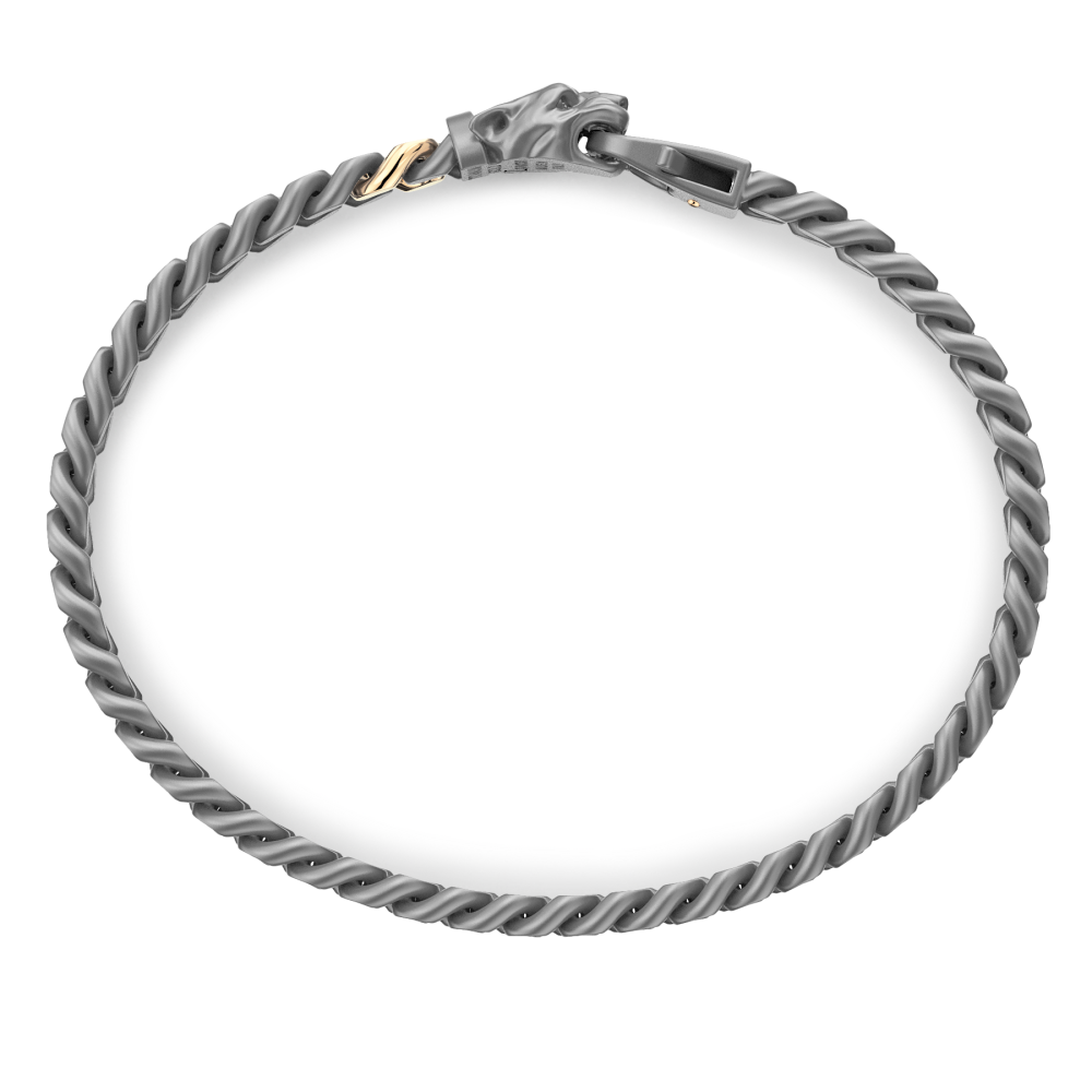 Zancan Titanium and 18kt Gold Bracelet #2