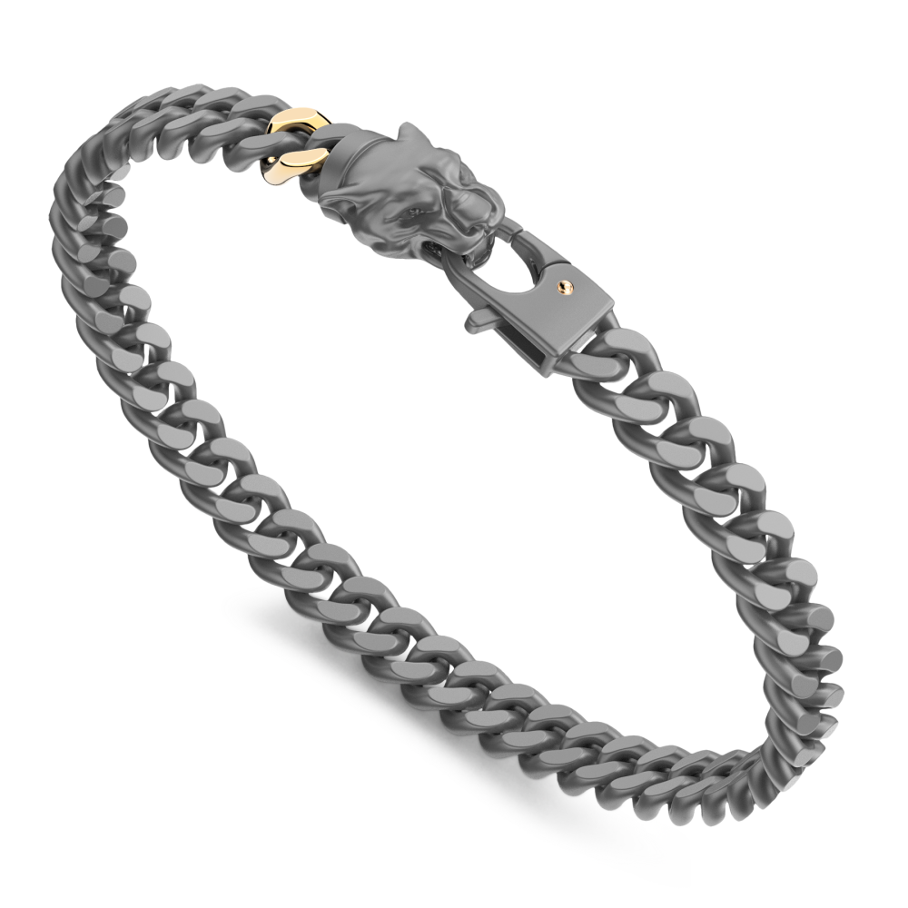 Zancan Titanium and 18kt Gold Bracelet #3