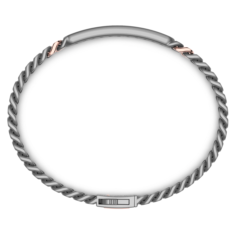 Zancan Titanium, 18kt Gold & Natural Diamond Bracelet #2