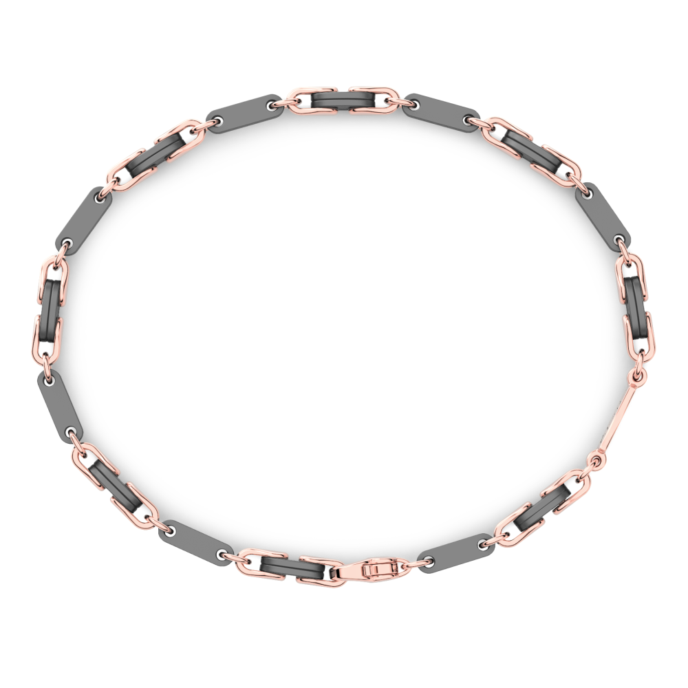 Zancan Titanium & 18kt Gold Bracelet #2