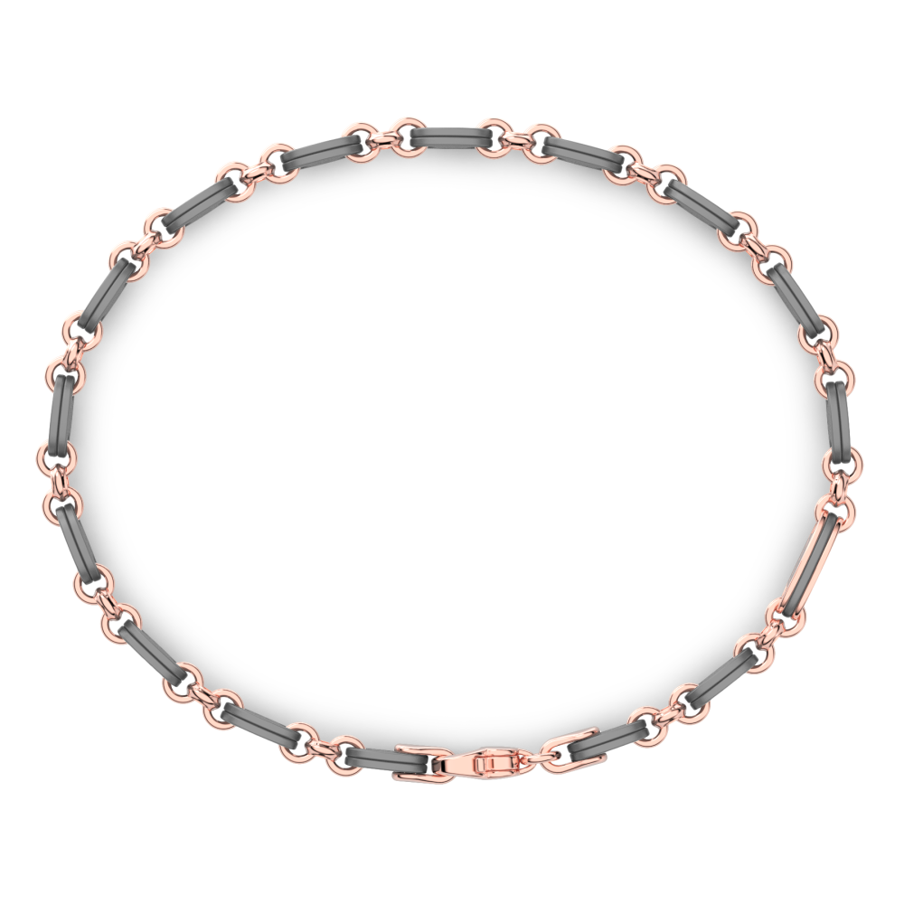 Zancan Titanium & 18kt Gold Bracelet #2