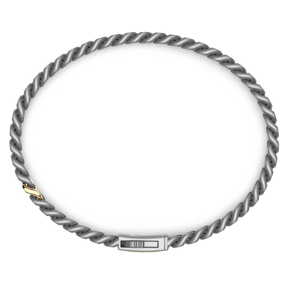Zancan Titanium & 18kt Gold Bracelet #3