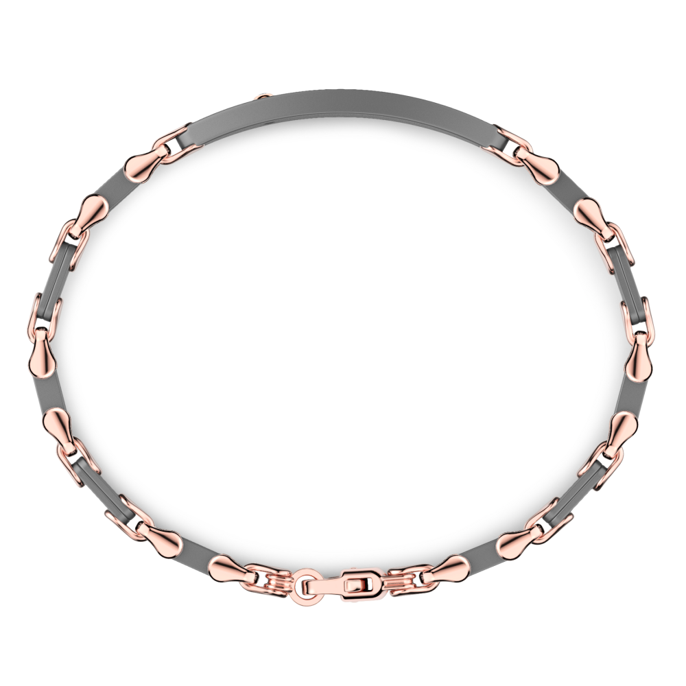 Zancan Titanium & 18kt Gold Bracelet #2