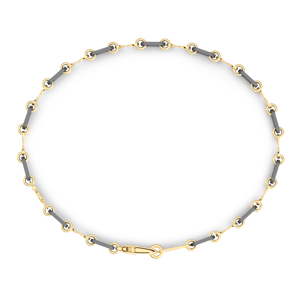 Zancan Titanium & 18kt Gold Bracelet #2
