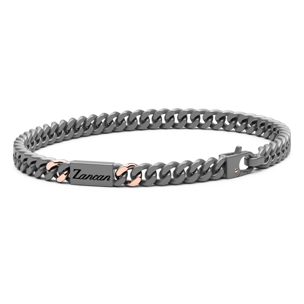 Zancan Titanium & 18kt Gold Bracelet #2