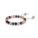 Shamballa Jewels Rose Gold Diamond & Mixed Sapphire 6mm Non-Braided Shamballa Bracelet (Right View) - D176869