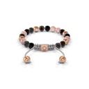Shamballa Jewels Rose Gold Diamond & Mixed Sapphire 6mm Non-Braided Shamballa Bracelet (Back View) - D176869
