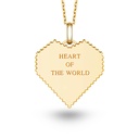 Large Heart Of The World Necklace #2