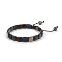 Shamballa Jewels Black & Rose Gold Diamond, Sapphire & Ceramic 6mm Non-Braided Shamballa Bracelet (Right View) - D234425